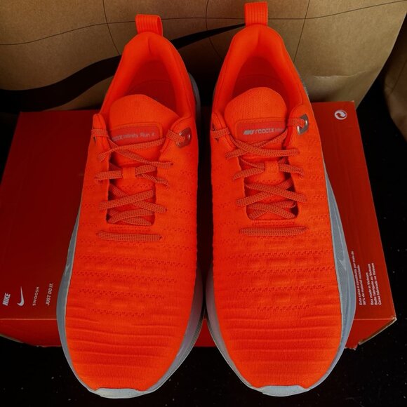 NEW Nike ReactX Infinity Run 4 PRM HQ2934-800 Hyper Crimson Orange Size 10.5 main image 6